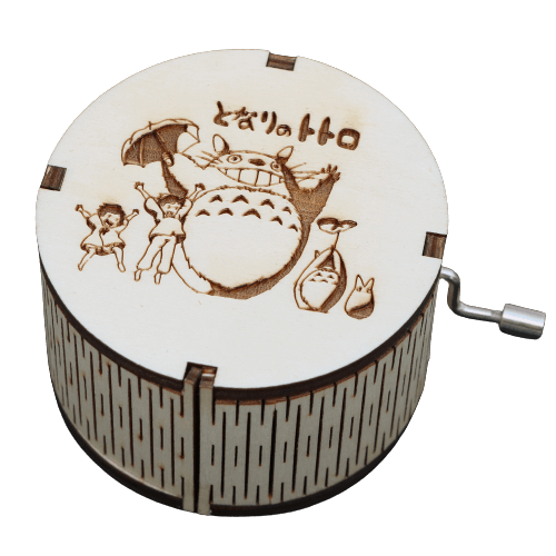 custom cylindrical totoro music box