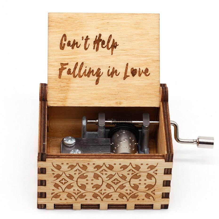 white can't help falling in love music box elvis presley