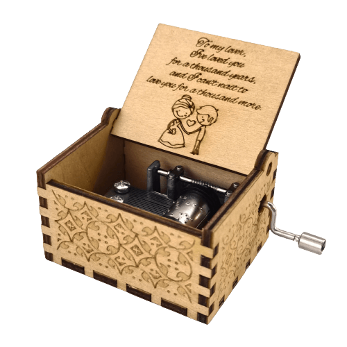 custom carved music box