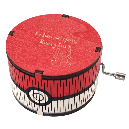 custom cylindrical pokemon music box